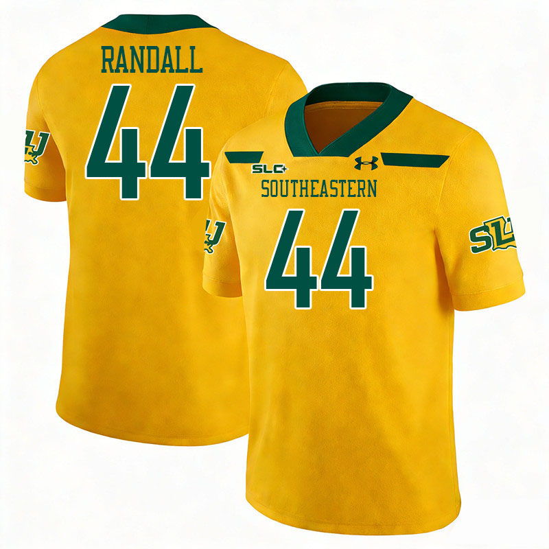 Southeastern Louisiana Lions #44 Joshua Randall College Football Jerseys,Uniforms Stitched-Gold